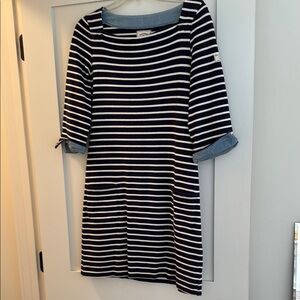 Joules Nautical Women's Striped Navy Dress